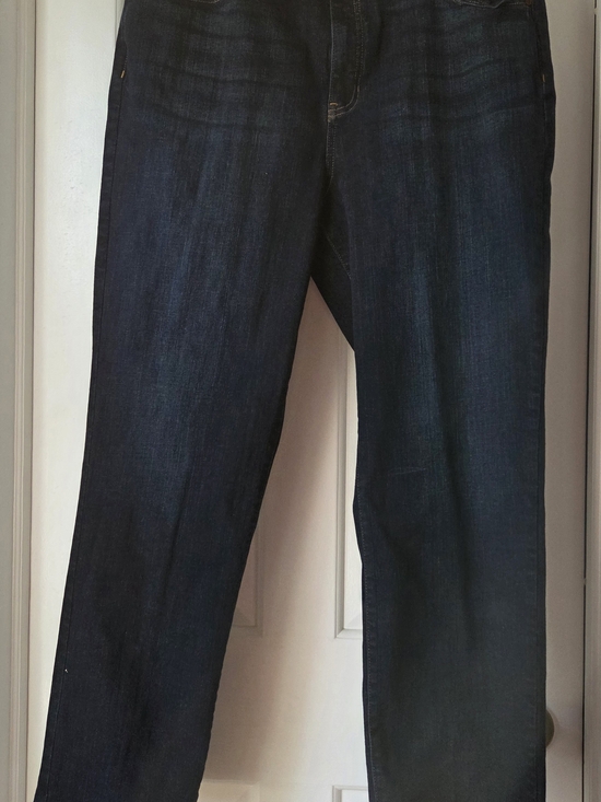 Talbots Denim - Talbots Dark Blue Straight-Leg Jeans